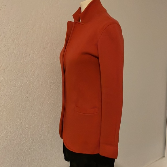 J. Crew orange blazer jacket. Size XS - Picture 2 of 6